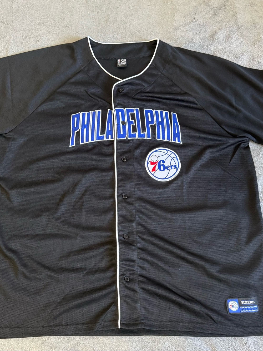 Philadelphia 76ers down jersey ultra game 3XL or fit to 2XL